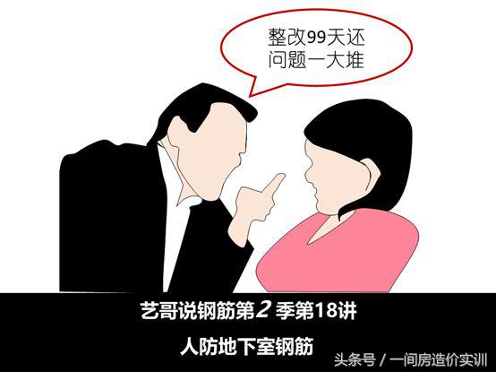 地下室底板钢筋零基础讲解,人防钢筋计算技巧