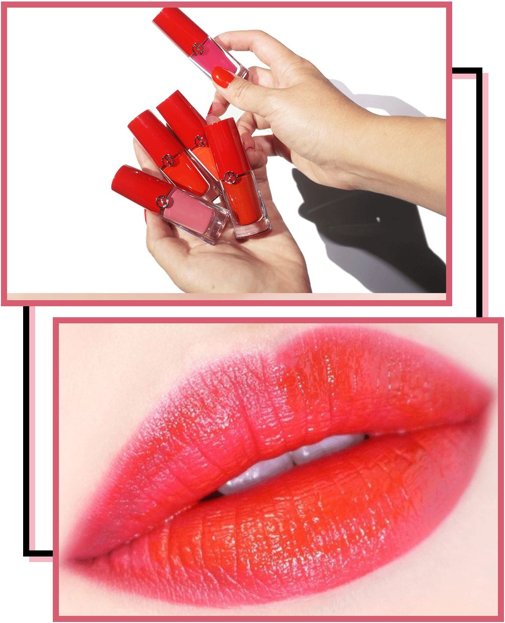 阿玛尼口红试色黑白黄,阿玛尼口红全色号试色