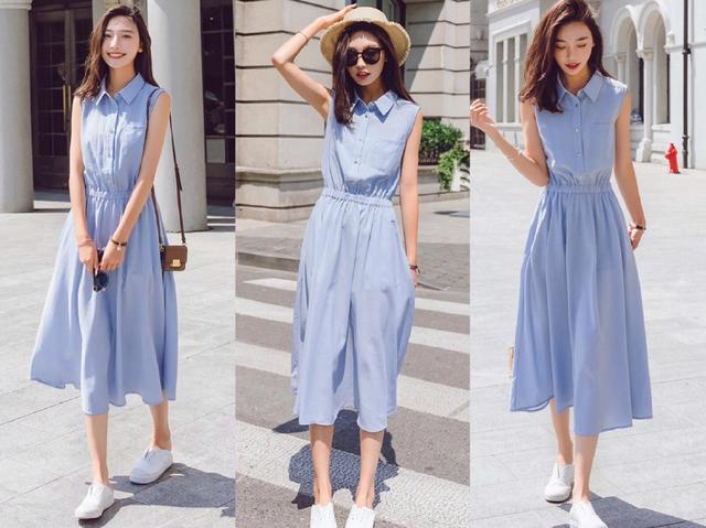 肤色连衣裙配什么鞋好看,适合皮肤不白的裙子