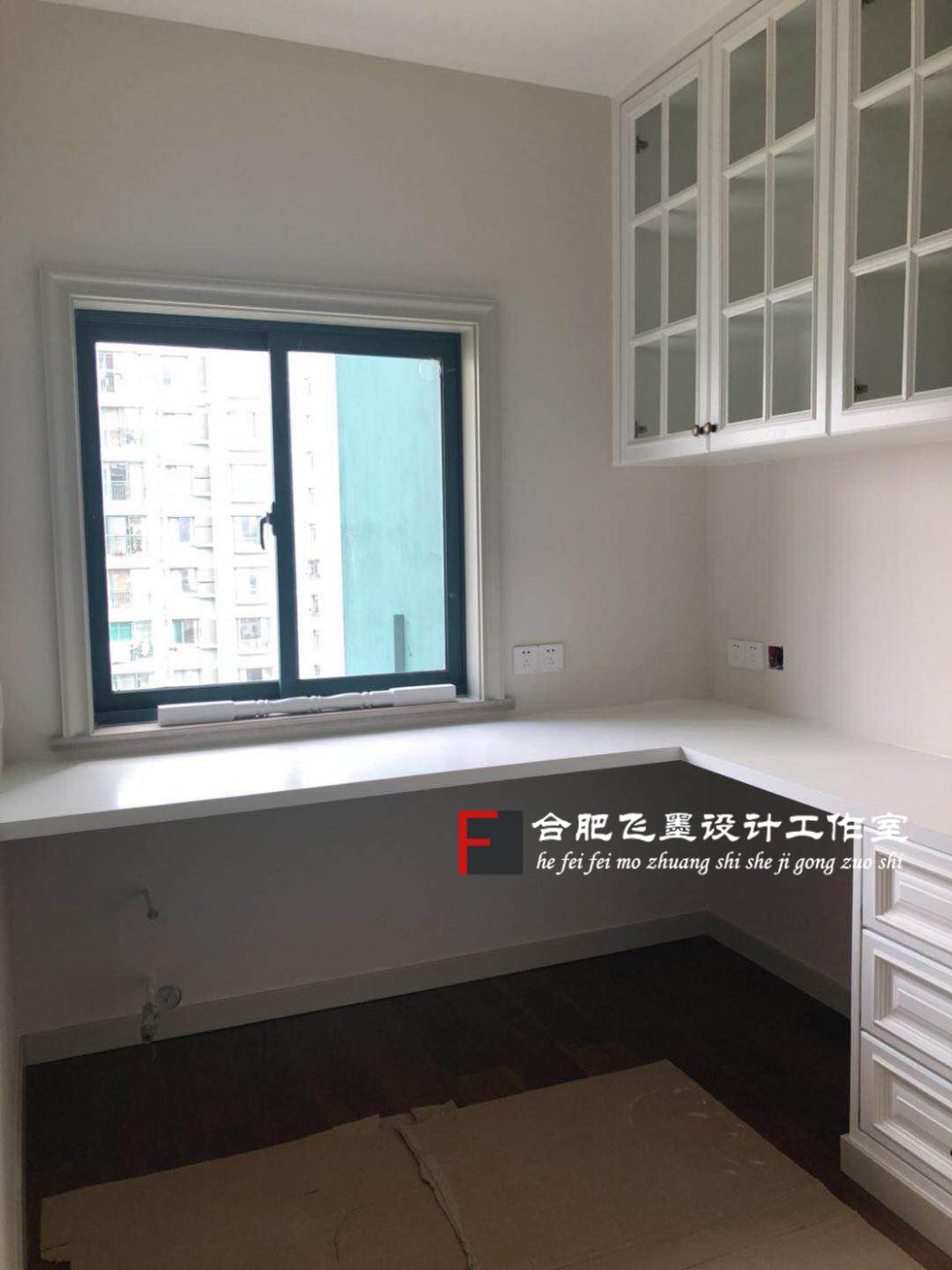 橱柜门用两块玻璃,橱柜内嵌门板效果图