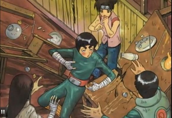 火影忍者中小李用醉拳和谁打过,火影忍者小李截拳什么时候削弱