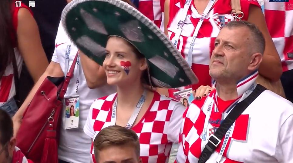 克罗地亚女球迷直播,克罗地亚女球迷神仙颜值