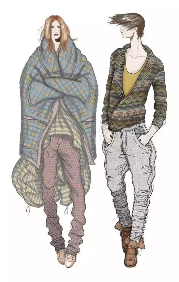 服装效果图设计构思,时装效果图与电脑设计的区别