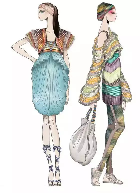服装效果图设计构思,时装效果图与电脑设计的区别