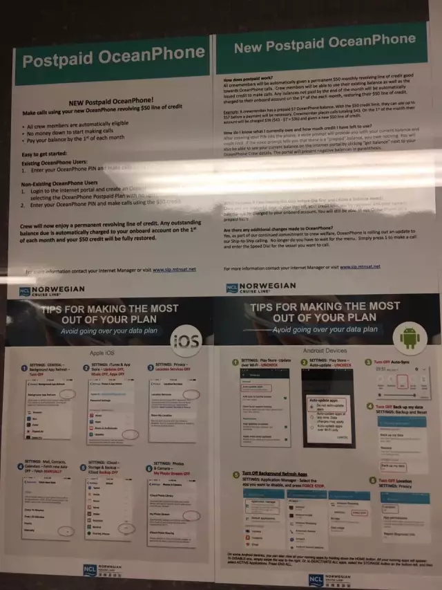 别让美金溜走：手把手教你邮轮上上网