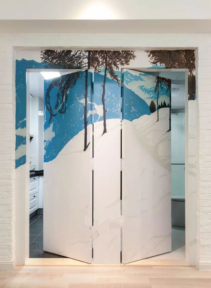 门中门效果图平开门,最新室内门设计大全