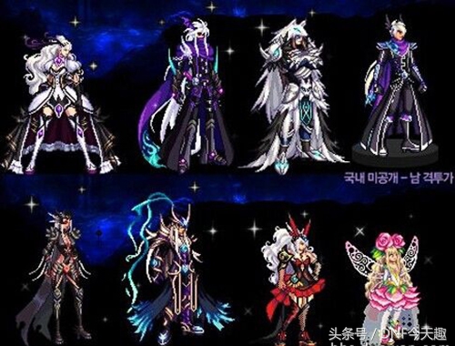 国服天空套1-12套鬼剑士图片,国服男枪手天空套1到12套外观