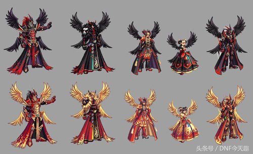 国服天空套1-12套鬼剑士图片,国服男枪手天空套1到12套外观