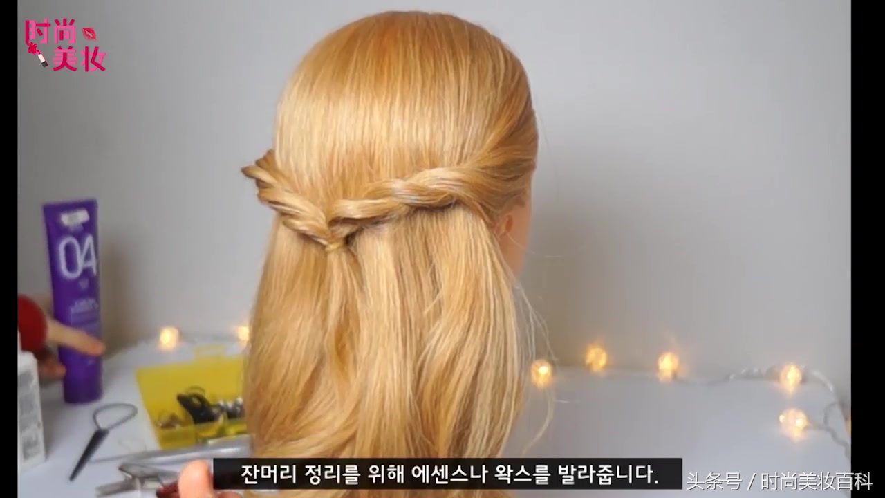 蝴蝶结头饰怎么扎头发可爱,发型带有蝴蝶结好看可爱俏皮简单