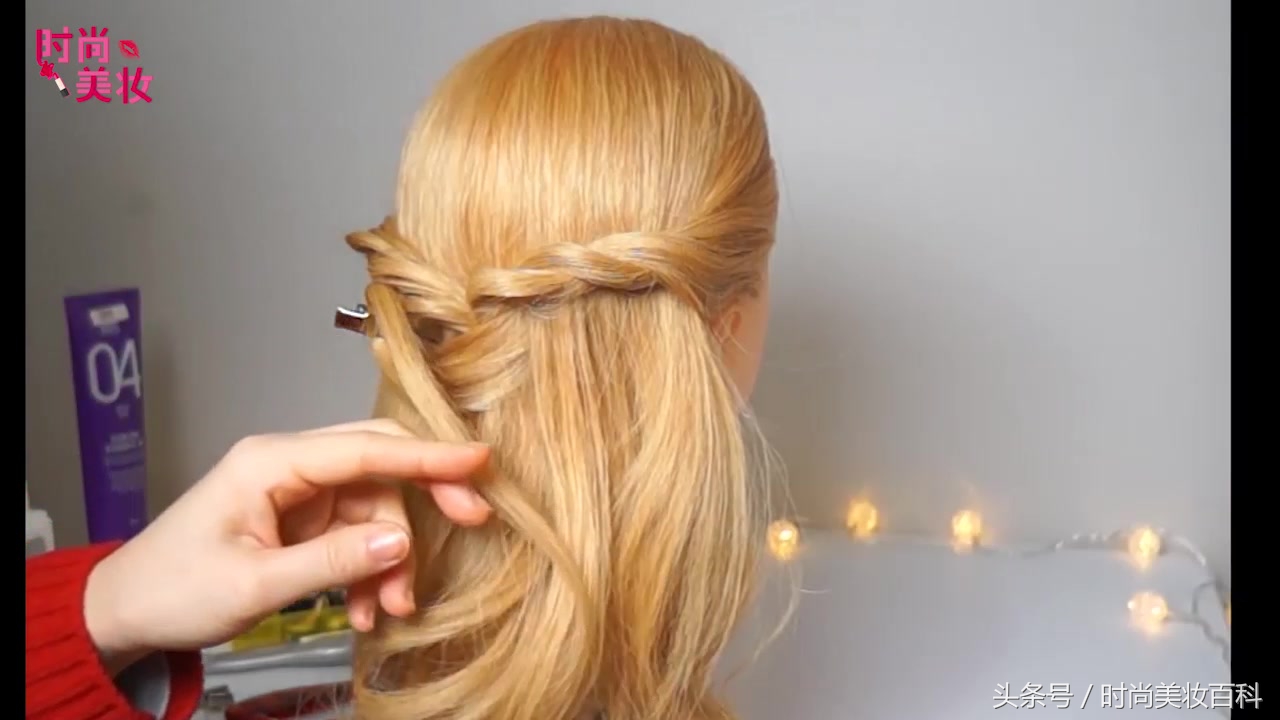 蝴蝶结头饰怎么扎头发可爱,发型带有蝴蝶结好看可爱俏皮简单