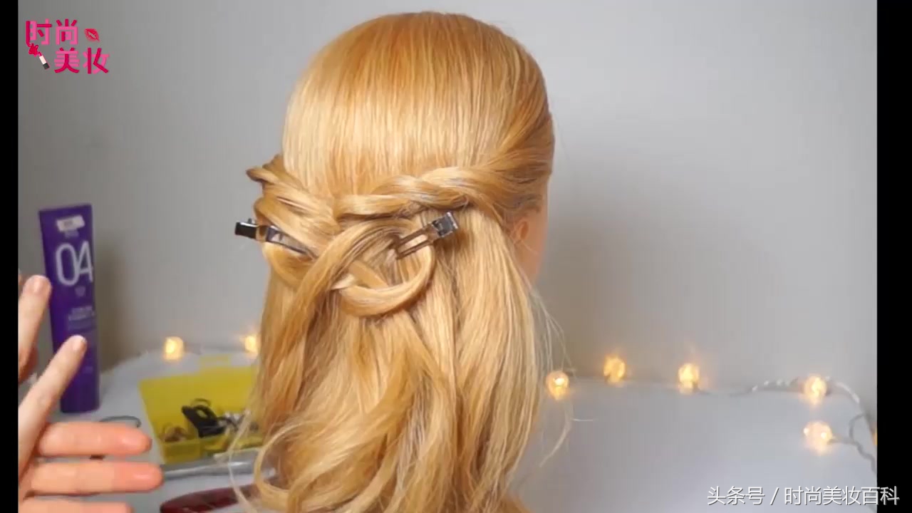 蝴蝶结头饰怎么扎头发可爱,发型带有蝴蝶结好看可爱俏皮简单