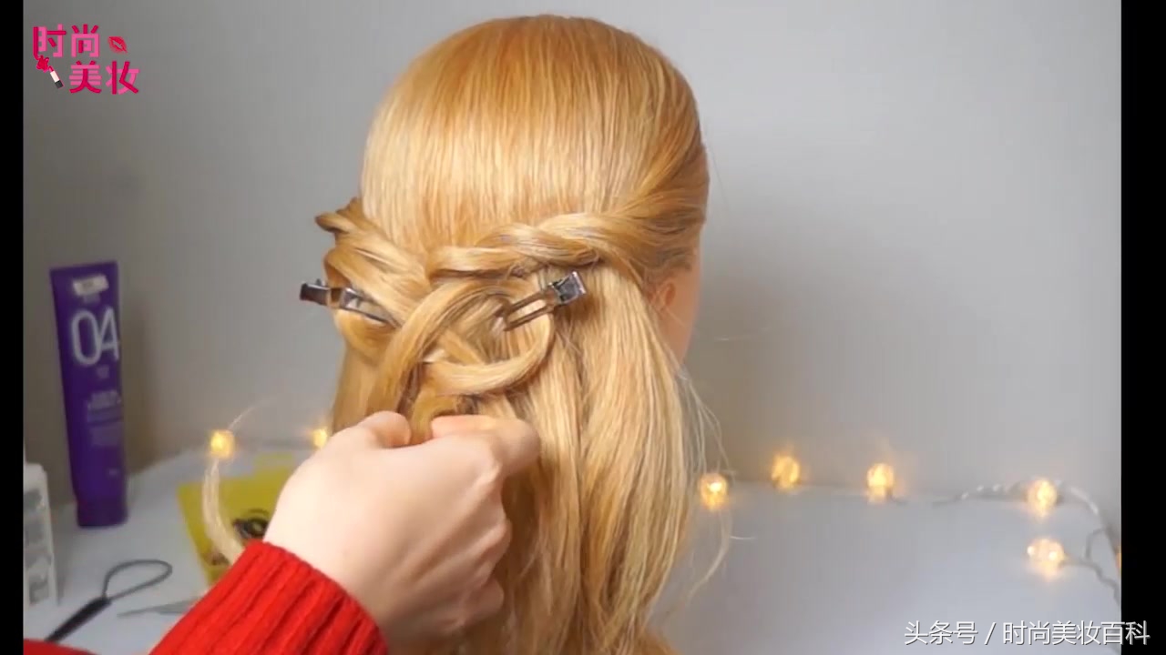 蝴蝶结头饰怎么扎头发可爱,发型带有蝴蝶结好看可爱俏皮简单