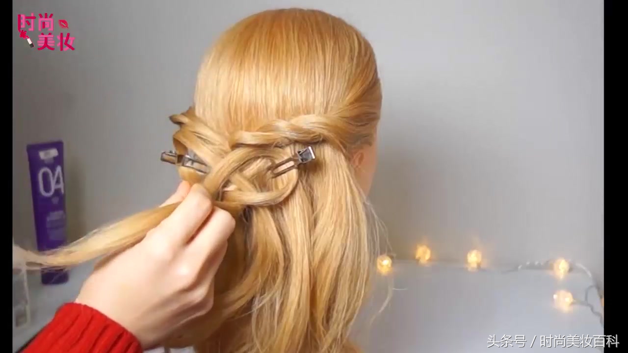蝴蝶结头饰怎么扎头发可爱,发型带有蝴蝶结好看可爱俏皮简单