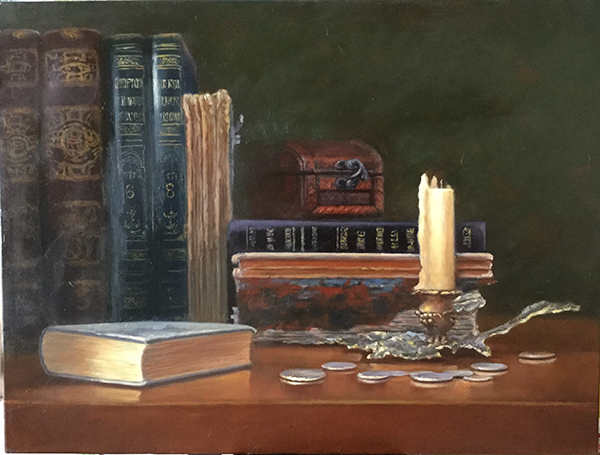 罗斌的油画作品,罗斌油画艺术作品欣赏