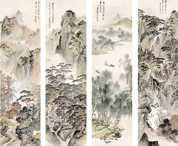 价值与价格背离,“海派”大画家郑午昌、汪亚尘书画投资价值分析
