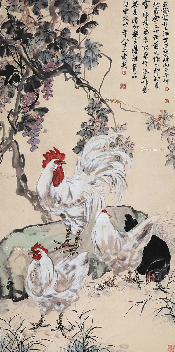 价值与价格背离,“海派”大画家郑午昌、汪亚尘书画投资价值分析