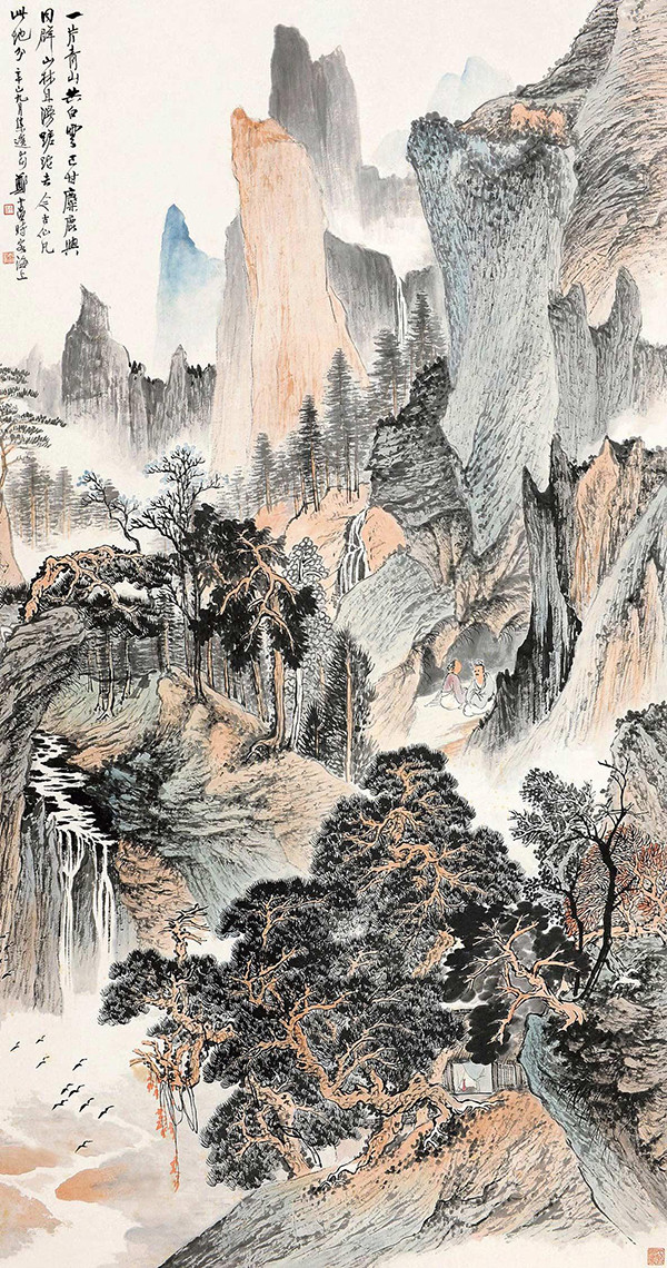 价值与价格背离,“海派”大画家郑午昌、汪亚尘书画投资价值分析