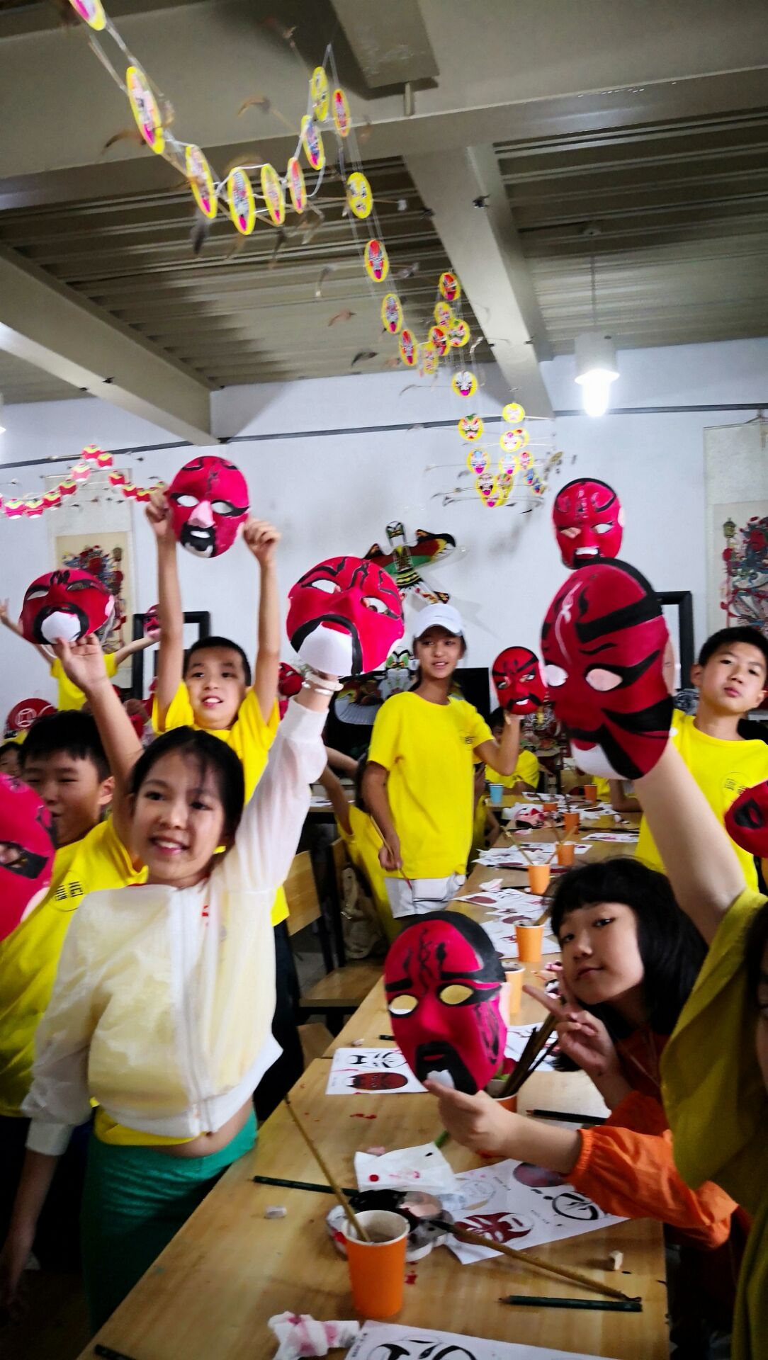 中国传统文化京剧旦角脸谱简笔画,幼儿园中国传统文化脸谱主题墙