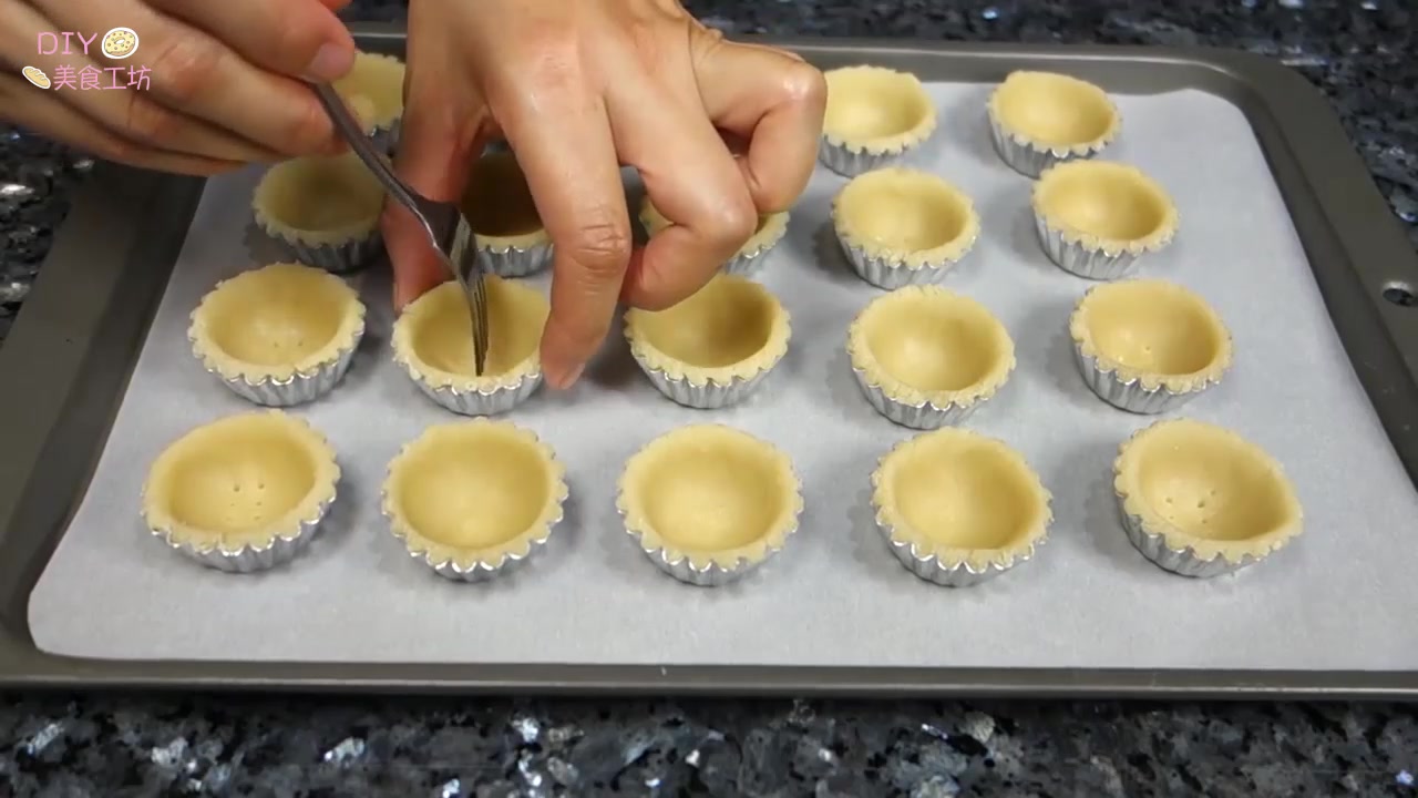 蛋挞做法教程自制蛋挞皮,烘焙蛋挞如何制作视频教学