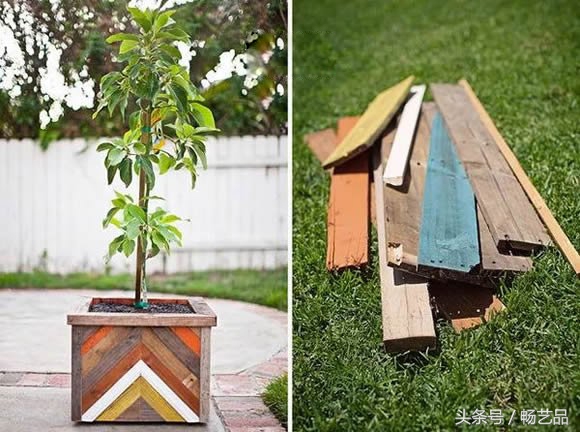 diy手工木块艺术品,手工木板制作小艺术品