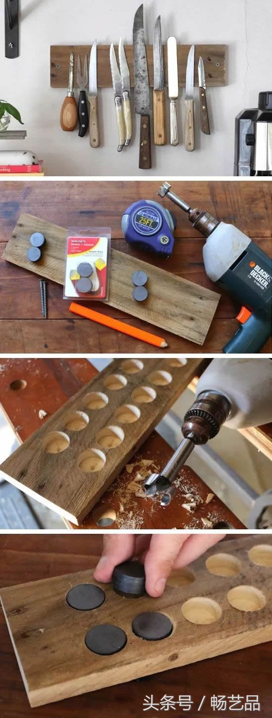 diy手工木块艺术品,手工木板制作小艺术品