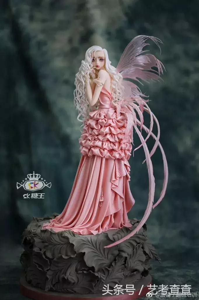 她做的甜品超级治愈,古风美人蛋糕