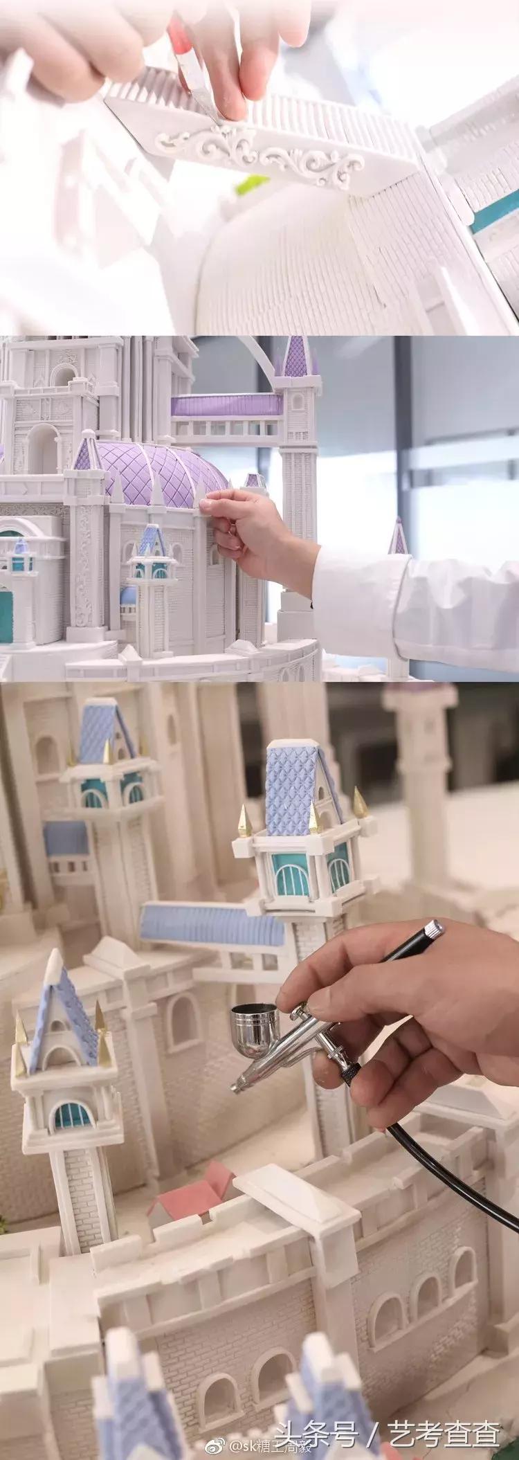 她做的甜品超级治愈,古风美人蛋糕