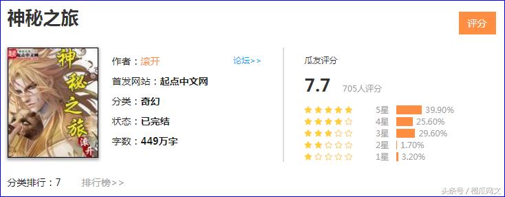 2023奇幻小说排行榜前十名,十部必看奇幻小说