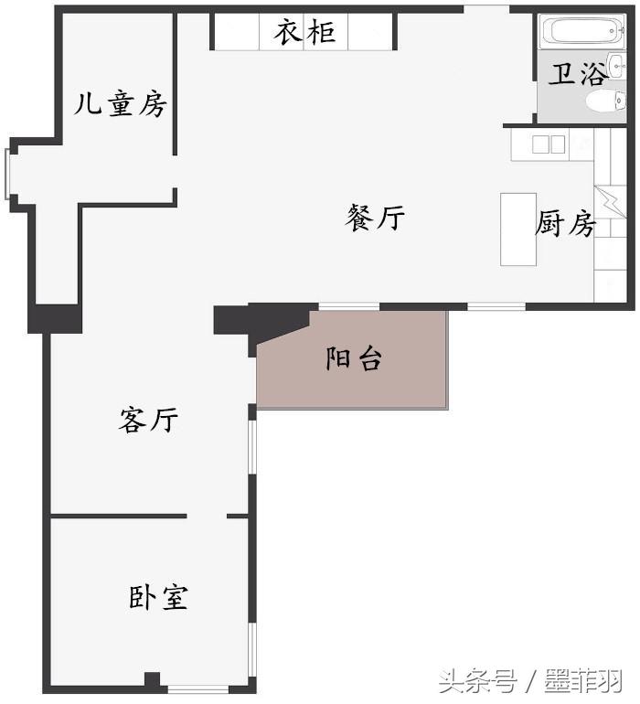 晒我“枪手”户型86平，玄关通通打掉，卧室床头放这个！谁见过