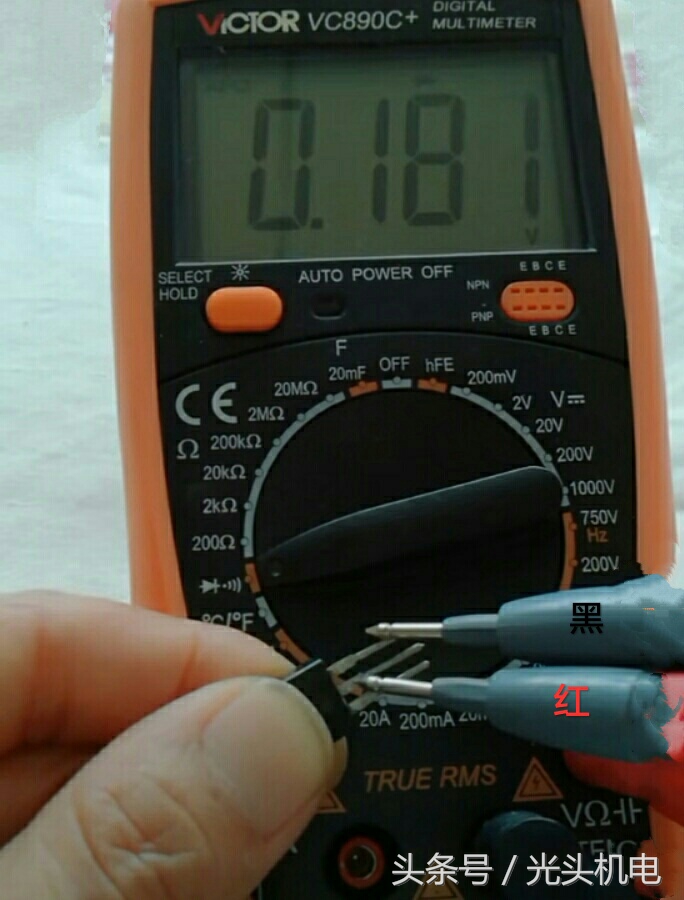 如何用万用表测场效应管好坏,万用表测量贴片场效应管的好坏