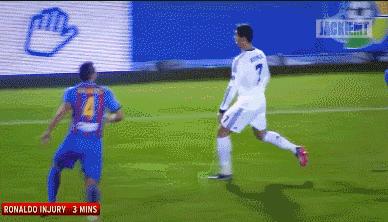 c罗被打满脸是血是哪一次,眼角被撞出血了一定要缝针么