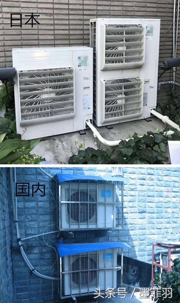 日本空调安装效果,日本人安装空调与中国人不同