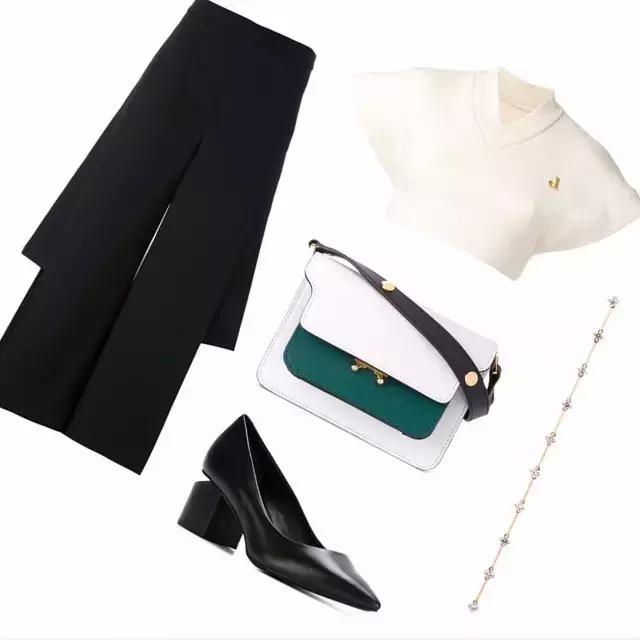 夏天开叉裙子里面可以穿牛仔裤,中长开叉裤裙穿搭