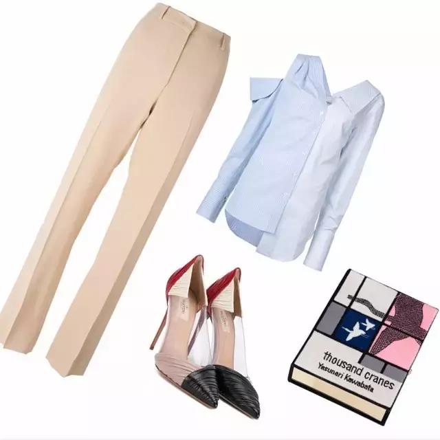 夏天开叉裙子里面可以穿牛仔裤,中长开叉裤裙穿搭