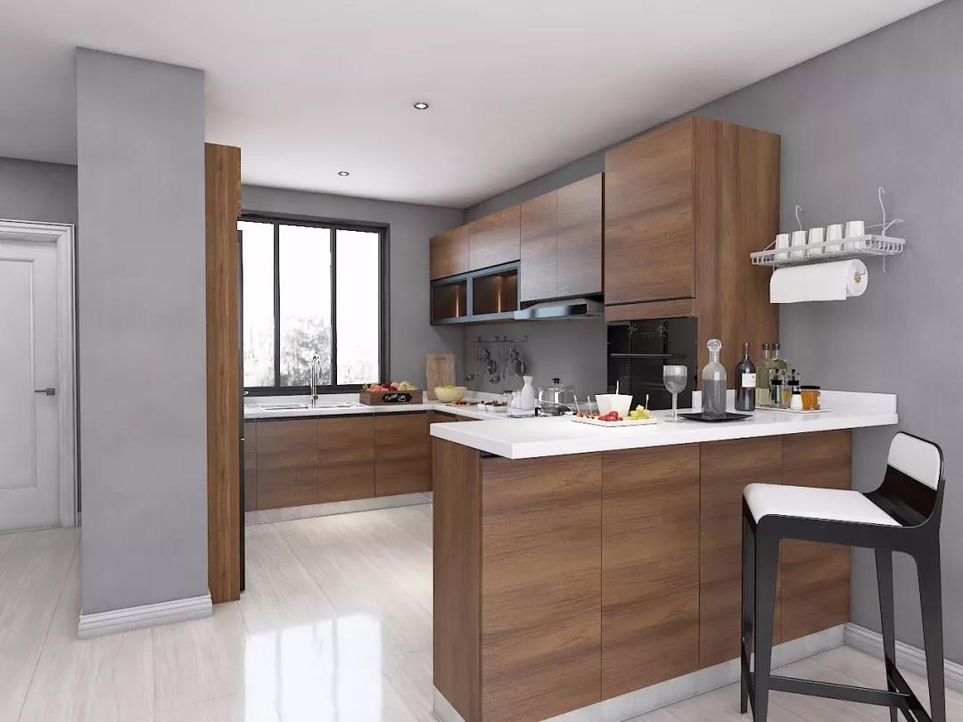 现代简约实用橱柜效果图,现代时尚风格橱柜