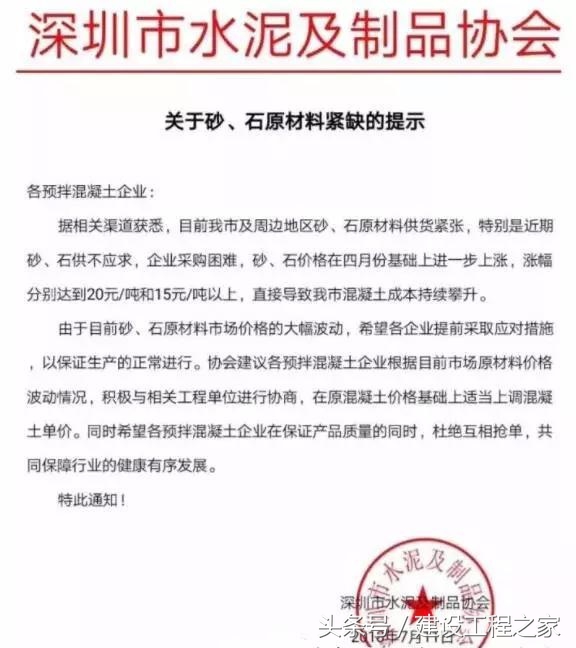 混凝土暴涨至640元每方！背后原因究竟是什么？