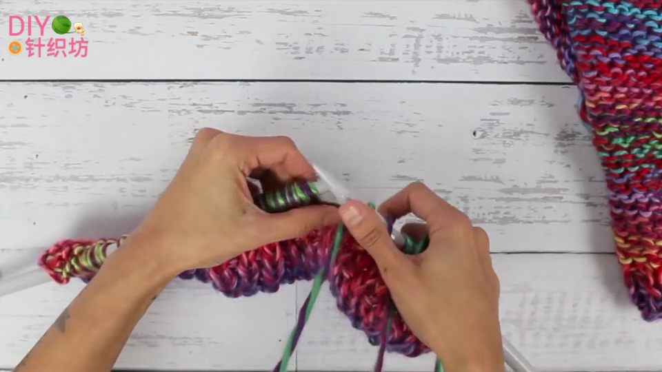 织毛衣教程时尚开衫,时尚棒针织毛衣的教程