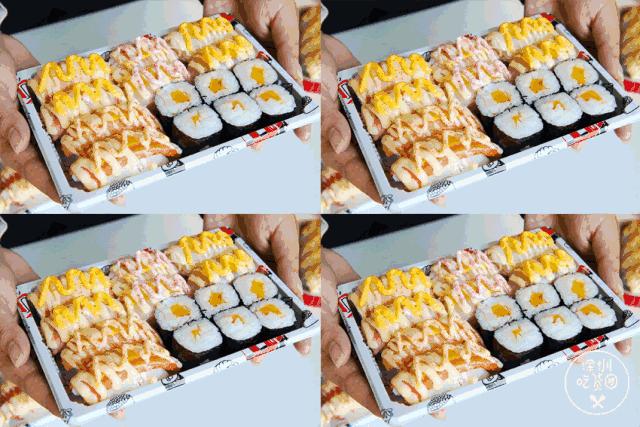 车前外带寿司高颜值和美味的内涵，迅速成为深圳寿司外带界的黑马