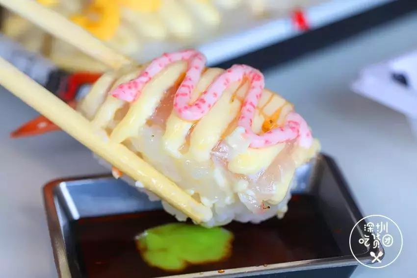 车前外带寿司高颜值和美味的内涵，迅速成为深圳寿司外带界的黑马