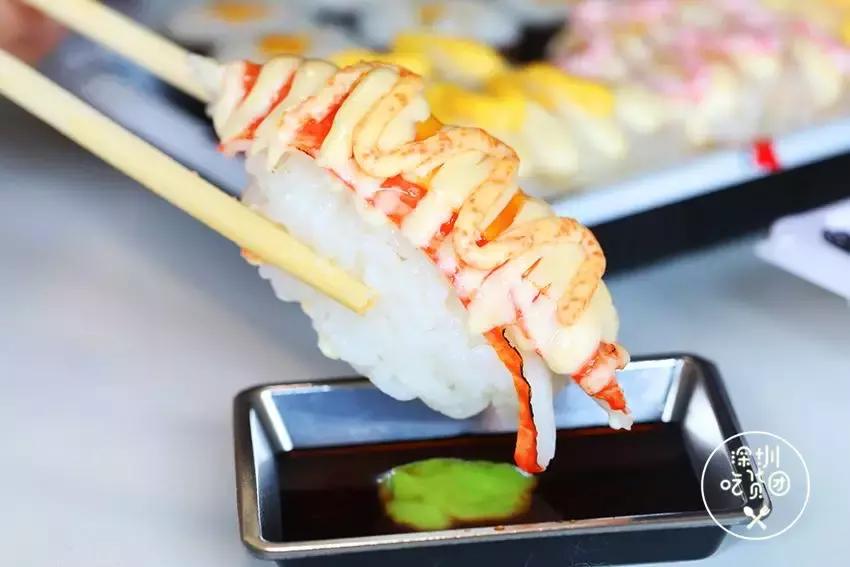 车前外带寿司高颜值和美味的内涵，迅速成为深圳寿司外带界的黑马