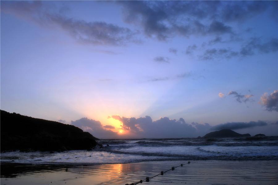 松兰山飞拉达,漫步象山松兰山