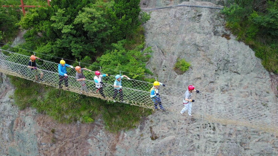 松兰山飞拉达,漫步象山松兰山