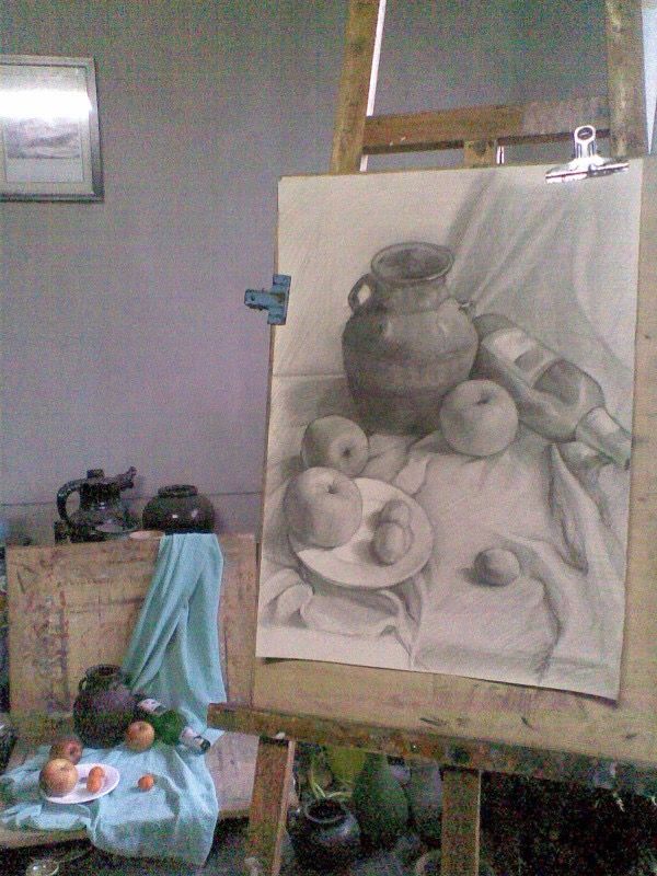 油画素描教程入门基础,素描油画初学者入门教程