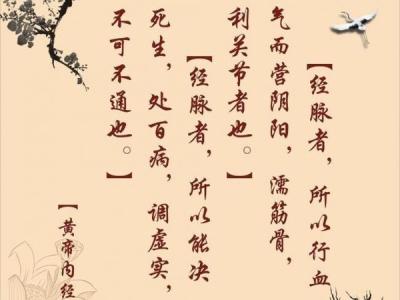 中医经典——《黄帝内经》背诵部分节选