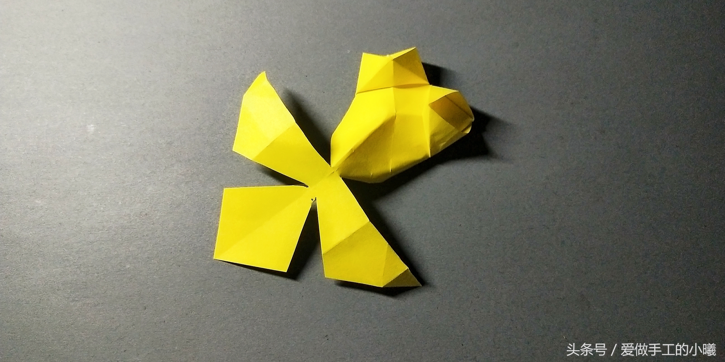 折纸小金鱼简单方法,折纸小金鱼慢教程