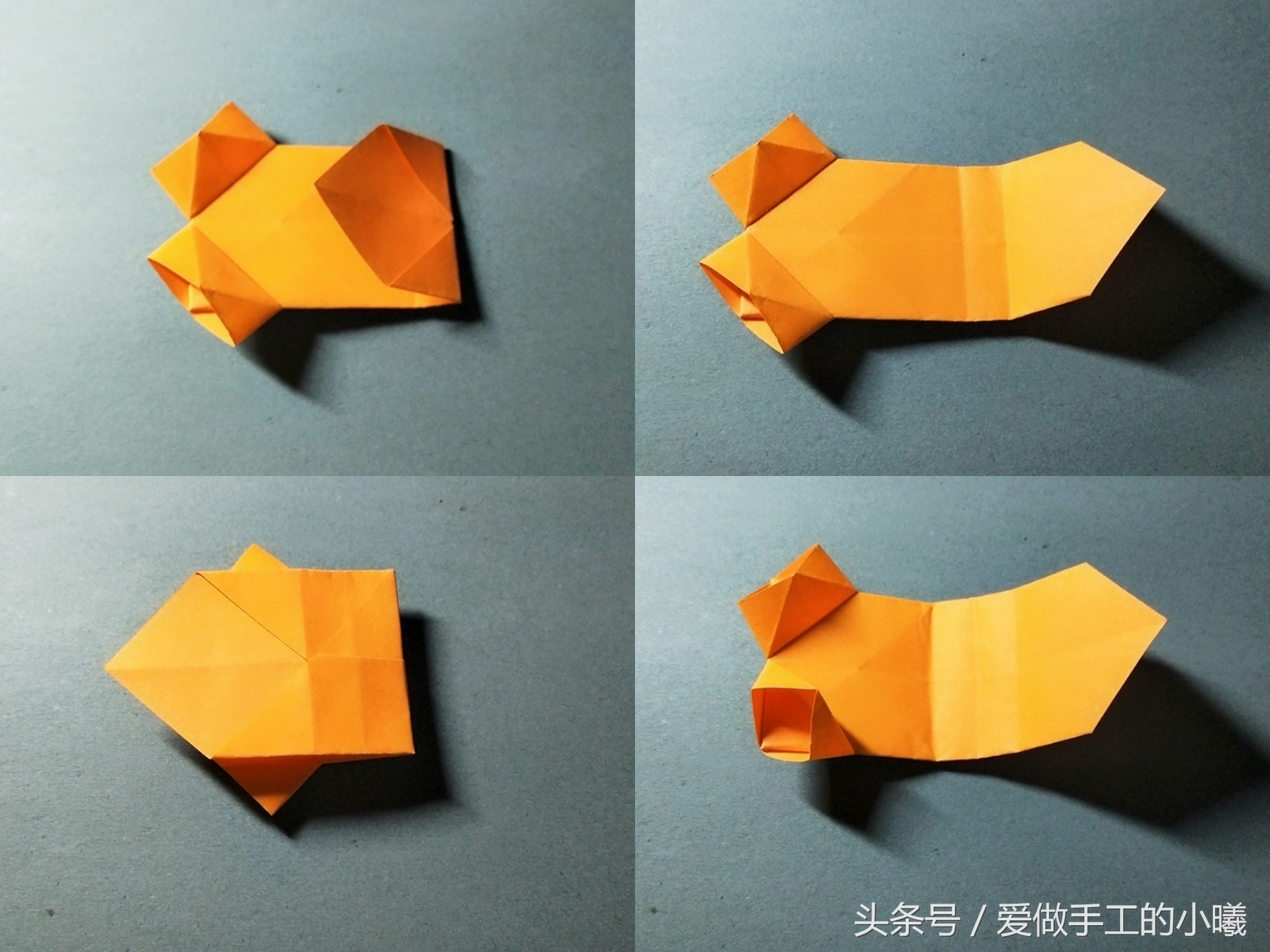 折纸小金鱼简单方法,折纸小金鱼慢教程