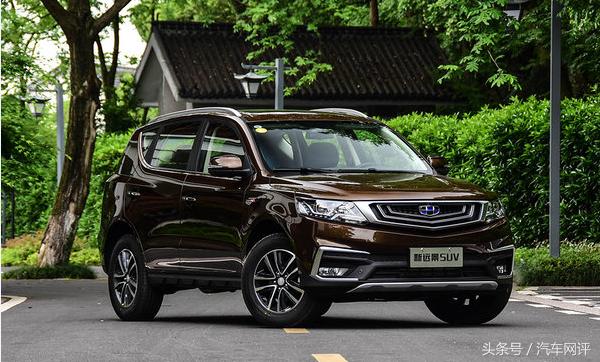 值得推荐国产10万左右的suv,国产不超过10万的suv