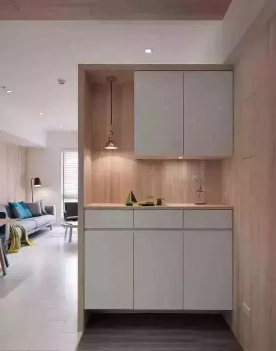 进门就是客厅没有玄关怎么办,进门一字型客厅餐厅一体没有玄关