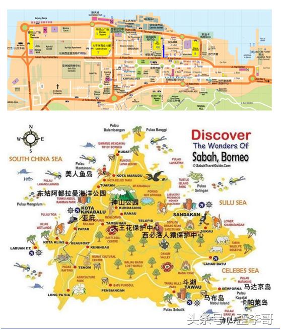 美丽沙巴岛介绍,美丽马来西亚沙巴海边风景