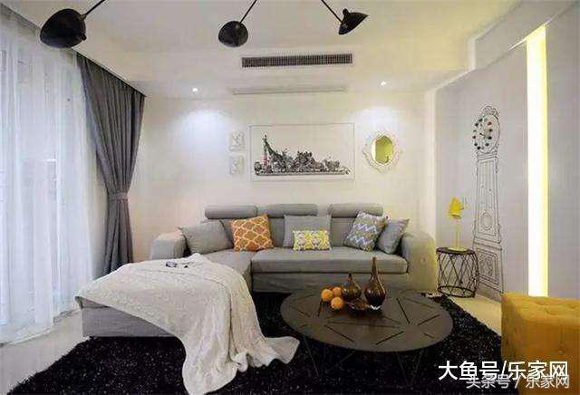 无吊顶的无主灯客厅吊顶效果图,客厅装修要不要做隔断